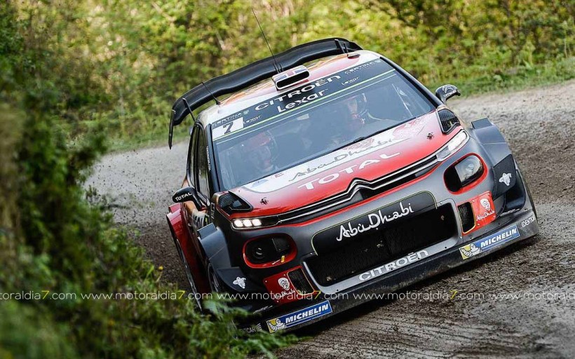 Meeke manda con el Citroén C3 WRC