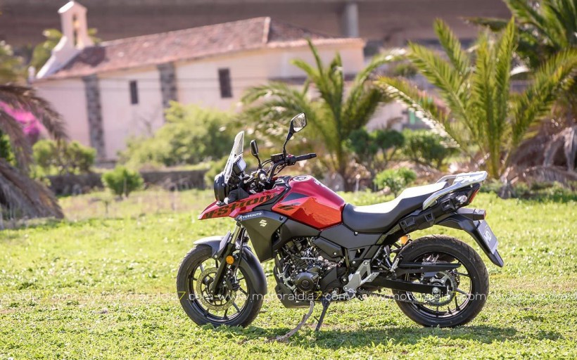 La pequeña de la familia V-Strom