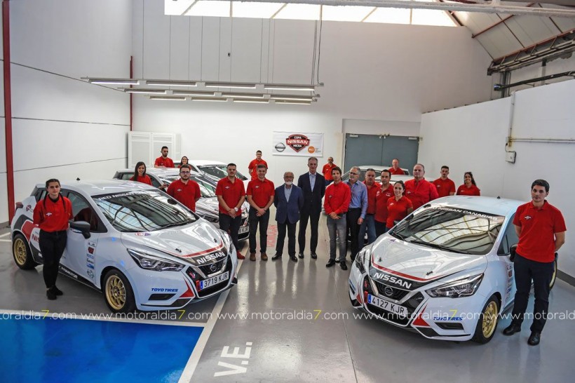 Siete equipos recogieron sus nuevos Nissan Micra de la Copa