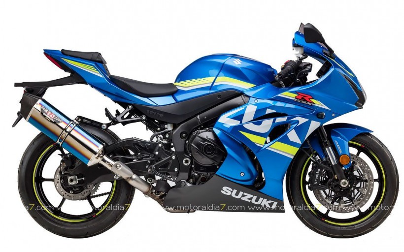  La GSX-R1000 con escape Yoshimura de regalo