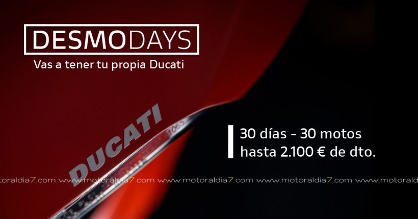 Vuelven los Desmodays ¡Vas a tener tu Ducati!