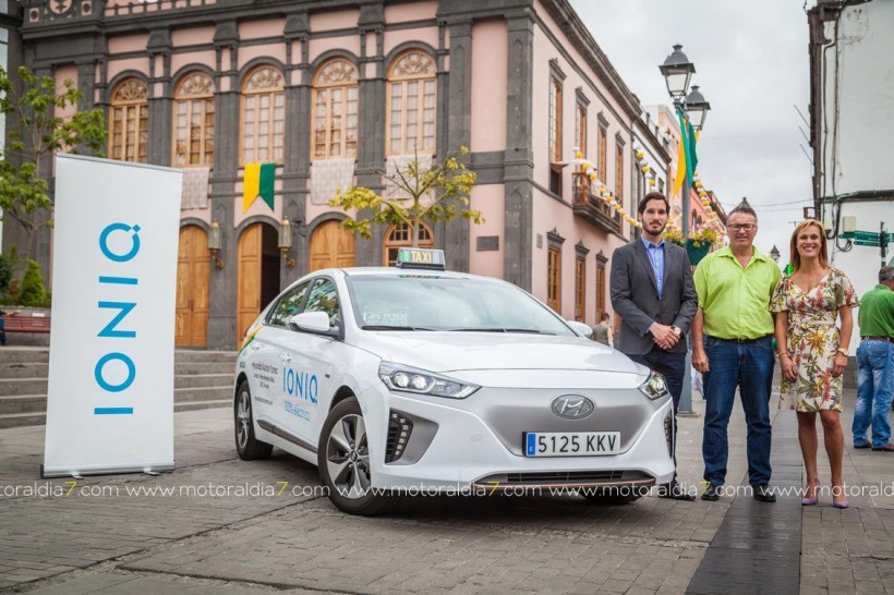  El primer taxi eléctrico de Canarias, un Hyundai IONIQ