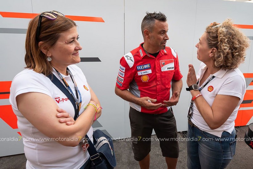 Visita al Box de Ducati.