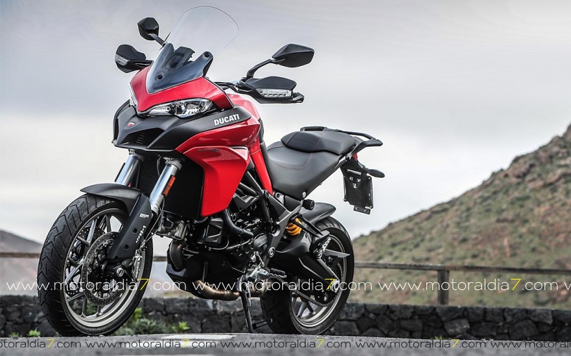 DUCATI Multistrada 950, ya rueda por Fuerteventura.