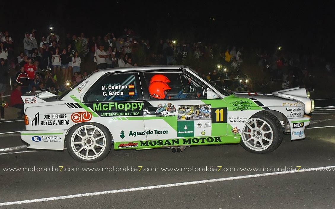 Ponce y Larrodé primeros líderes en el Rally de Teror