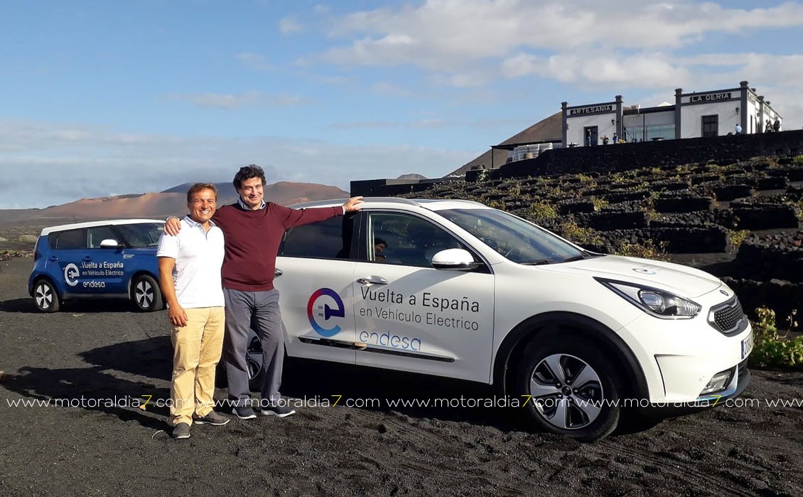 Kia Canarias en la Vuelta a España en Vehículo Eléctrico