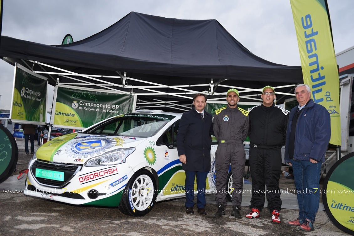 Guayasen Ortega y Dani Quintana, presentaron su Peugeot 208 R2