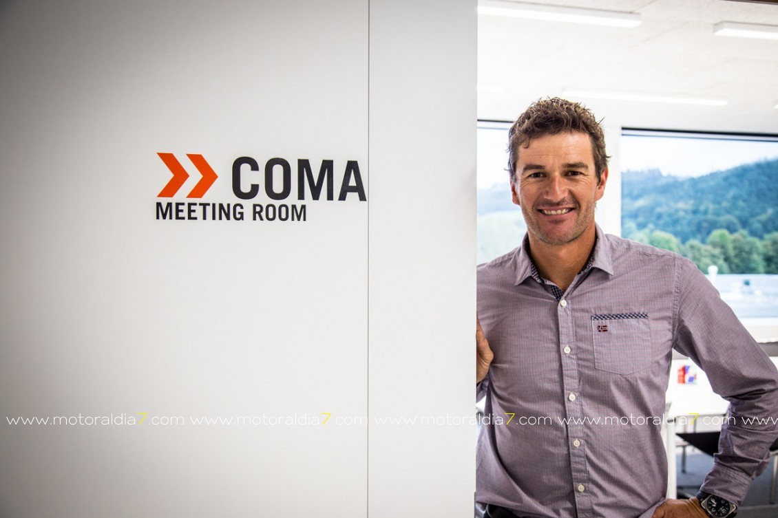 Marc Coma, presente en la presentación de Moto de Campo Sostenible