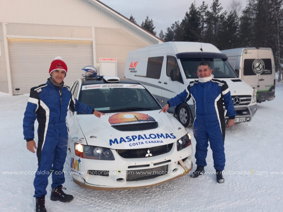 Quintana y Peñate en busca de la nieve