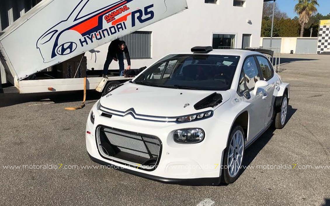 Ya llegó el Citroën C3 R5 de Emma Falcón