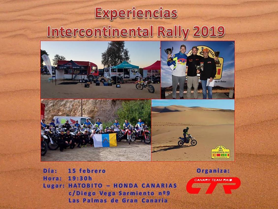 Charla del CTR tras su participación en Intercontinental Rally 2019