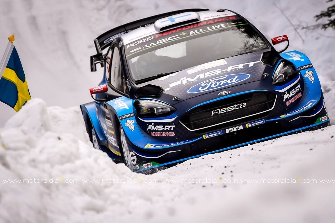 Sunninen y Salminen lideran el Rally de Suecia