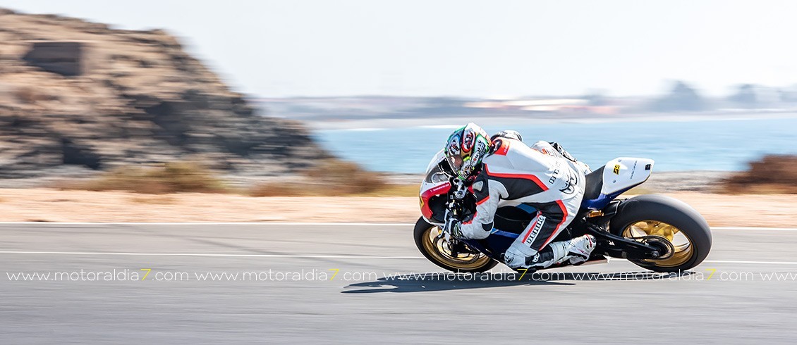 Kenny Huertas piloto de Honda Canarias, subcampeón de Canarias en la Categoría de Stock Extreme