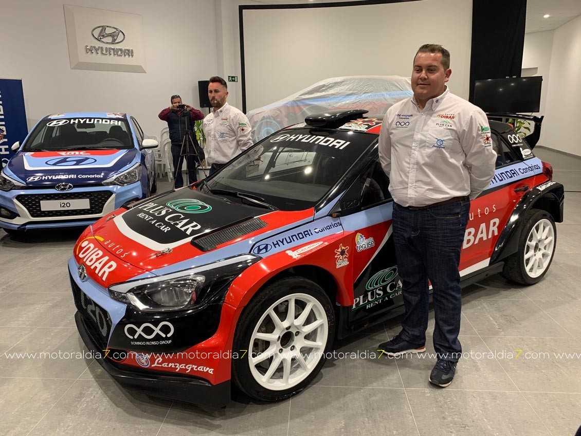 Yeray Lemes, en el Campeonato de España y Regional de Canarias con Hyundai