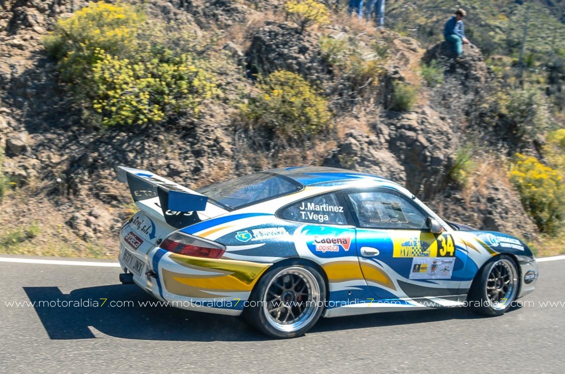 Iván Armas impuso su Porsche en Tejeda