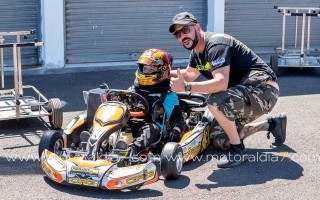 Espectaculares carreras en el inicio del Regional de Karting en Lanzarote