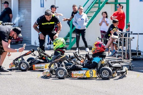 Espectaculares carreras en el inicio del Regional de Karting en Lanzarote