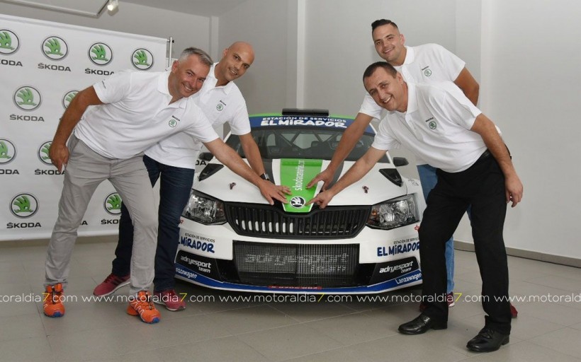 Adryesport con un Skoda Fabia R5 en el Rally Villa de Adeje