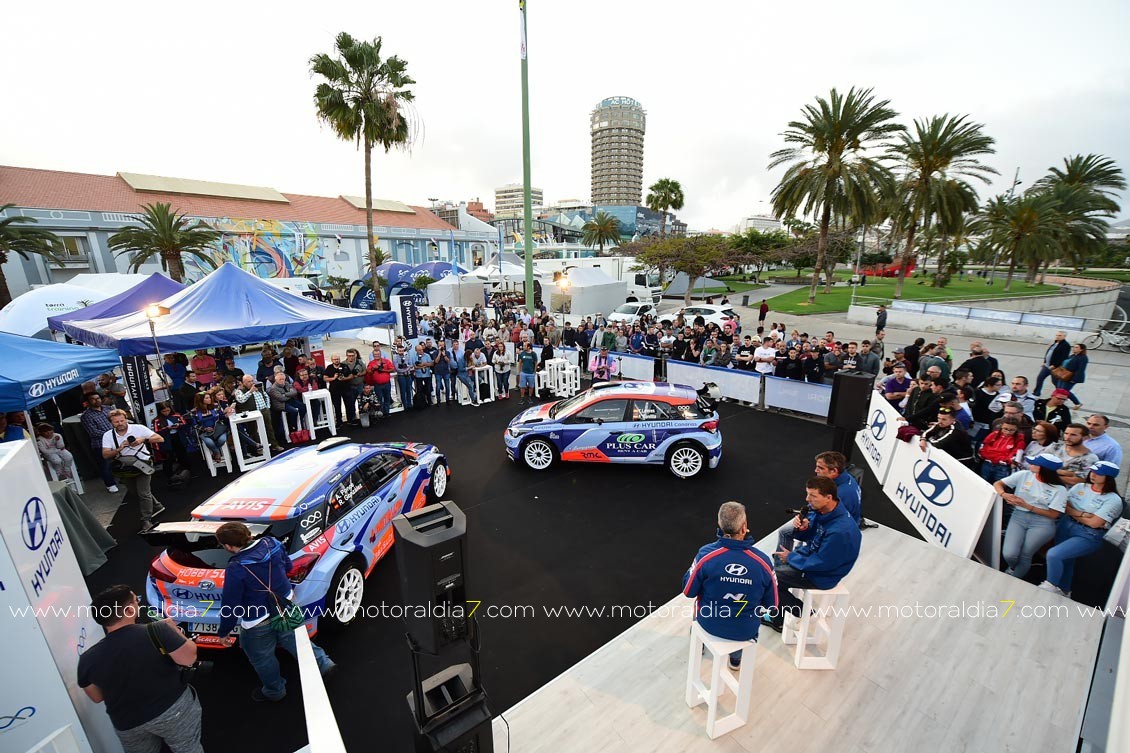 Una tarde llena de ilusiones en el Rally Islas Canarias