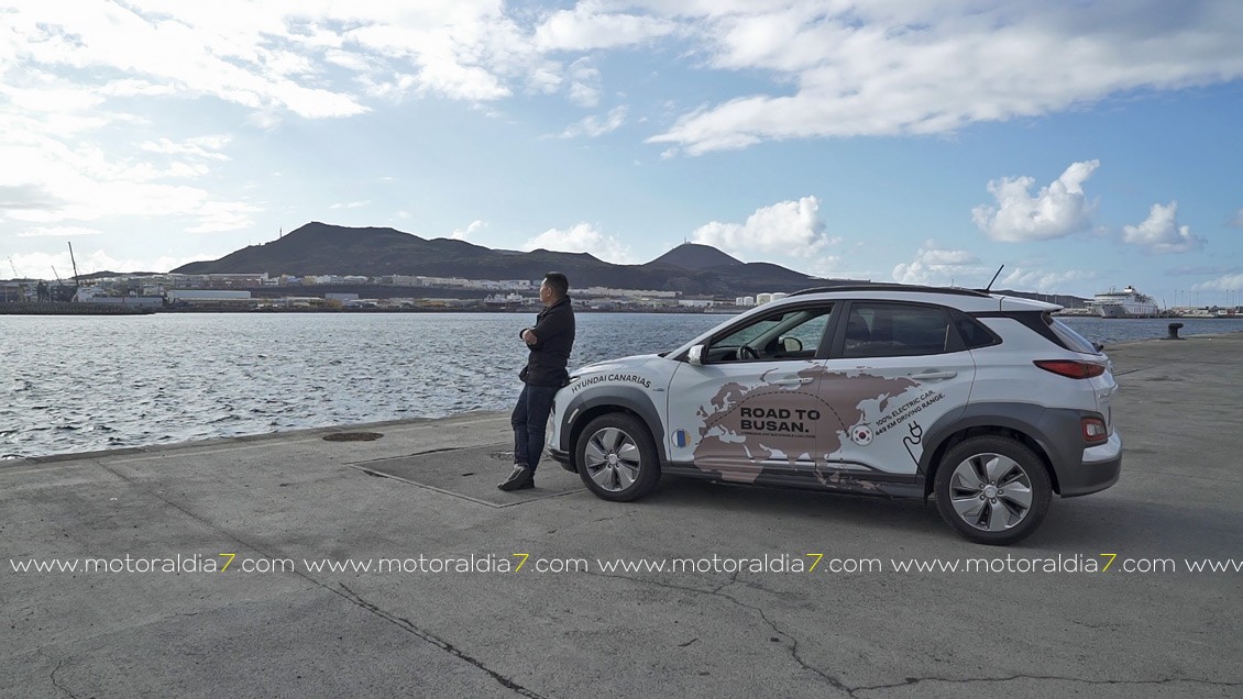 “Road to Busan”: el desafío sostenible de Yuna y Hyundai Canarias