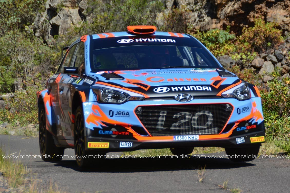 Ares y Vázquez marcan el paso del Rally Villa de Adeje