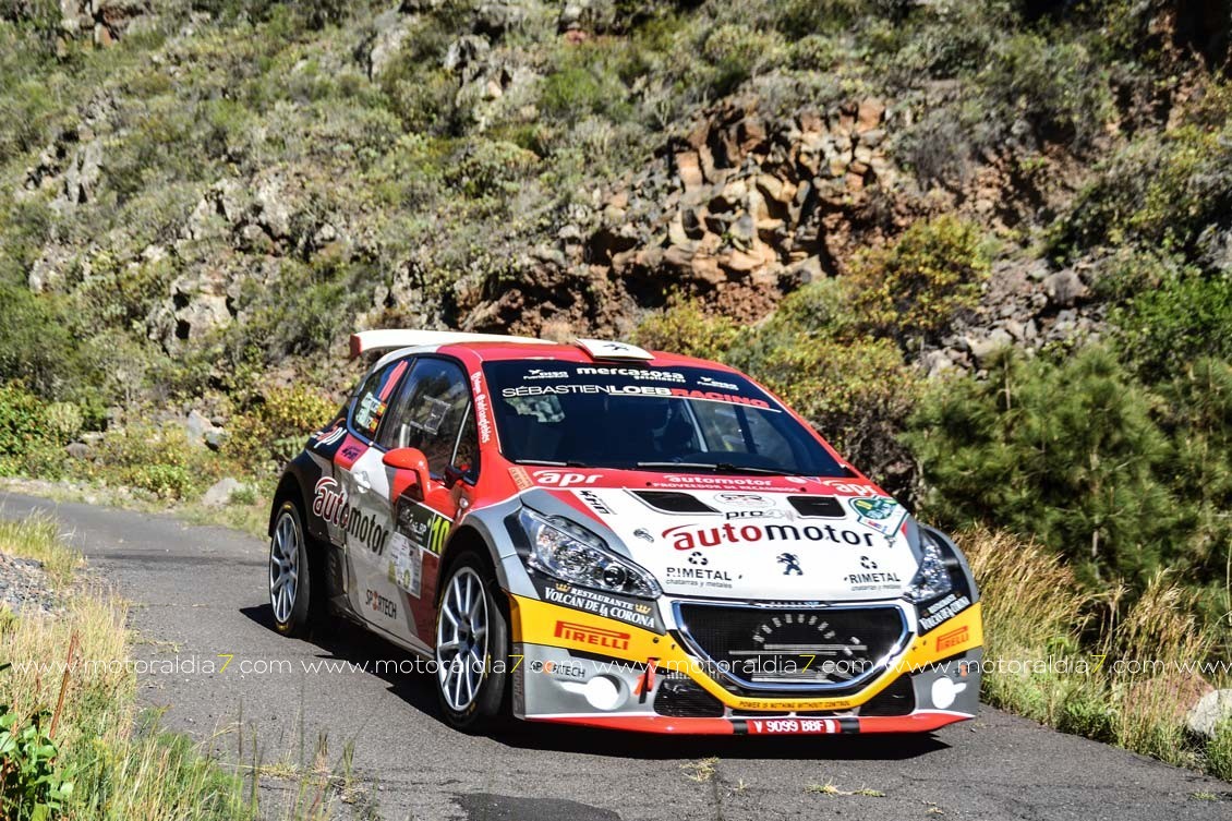 Ares y Vázquez marcan el paso del Rally Villa de Adeje