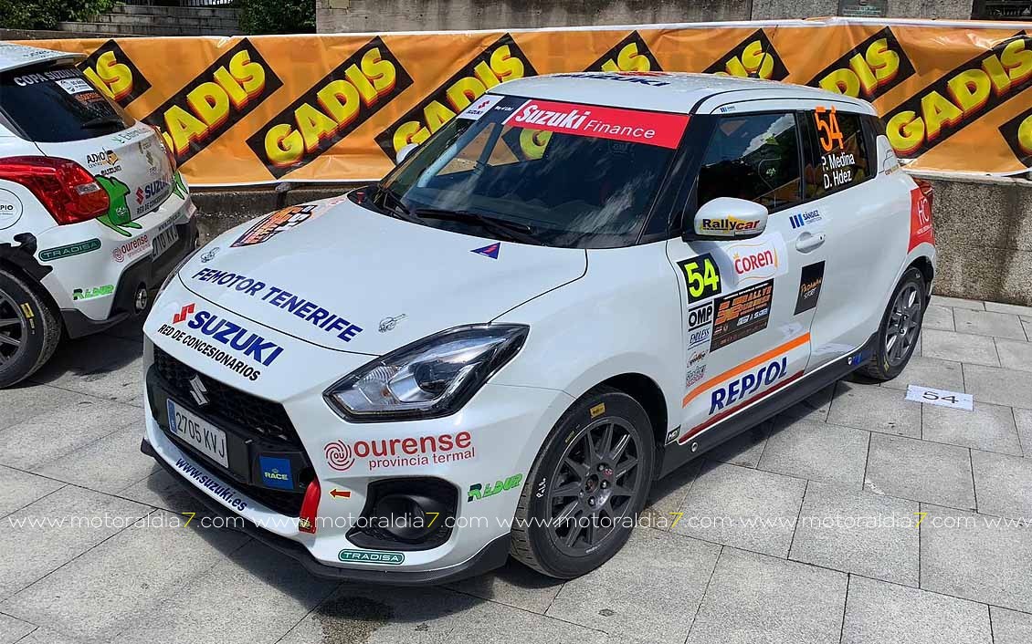 Excelente debut de Pablo Medina y Daniel Hernández en la Copa Suzuki Swift