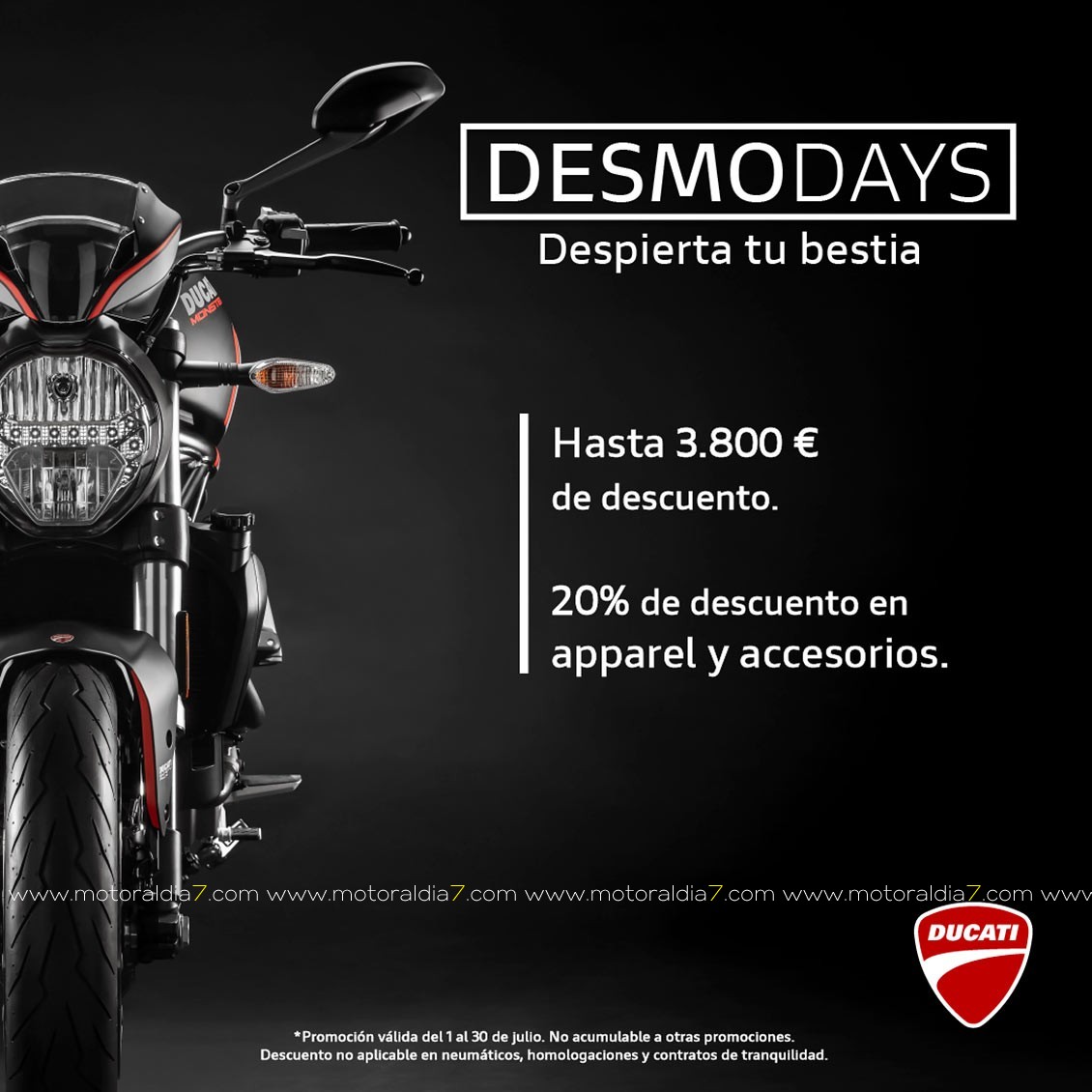 Despierta la bestia que llevas dentro con los Desmodays de Ducati