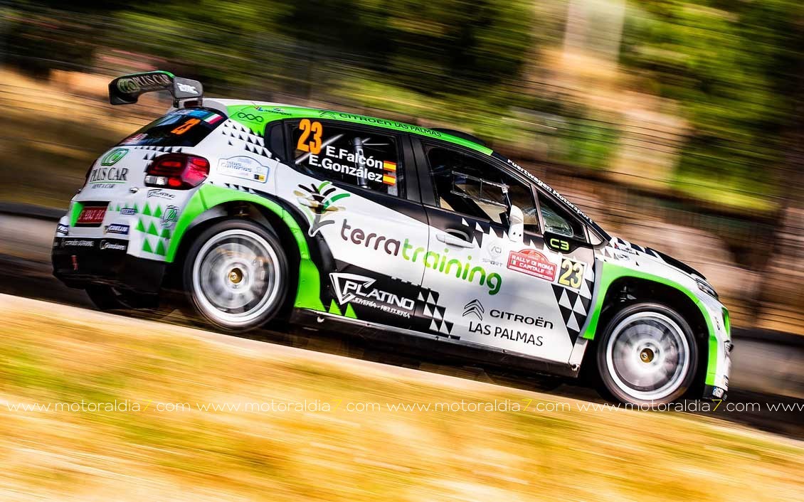 Falcón y González haciendo historia en el FIA ERC