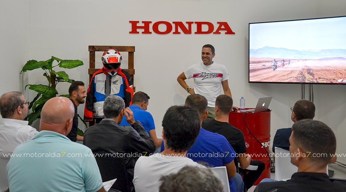 Honda Canarias celebra el I Seminario Africa Twin.