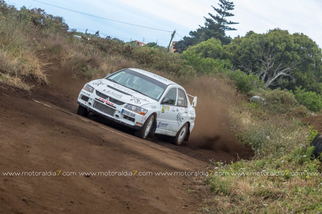 Tacoronte-Sáez en Turismos, y Armas en Car Cross, los más rápidos del VIII Slalom de Tinajo