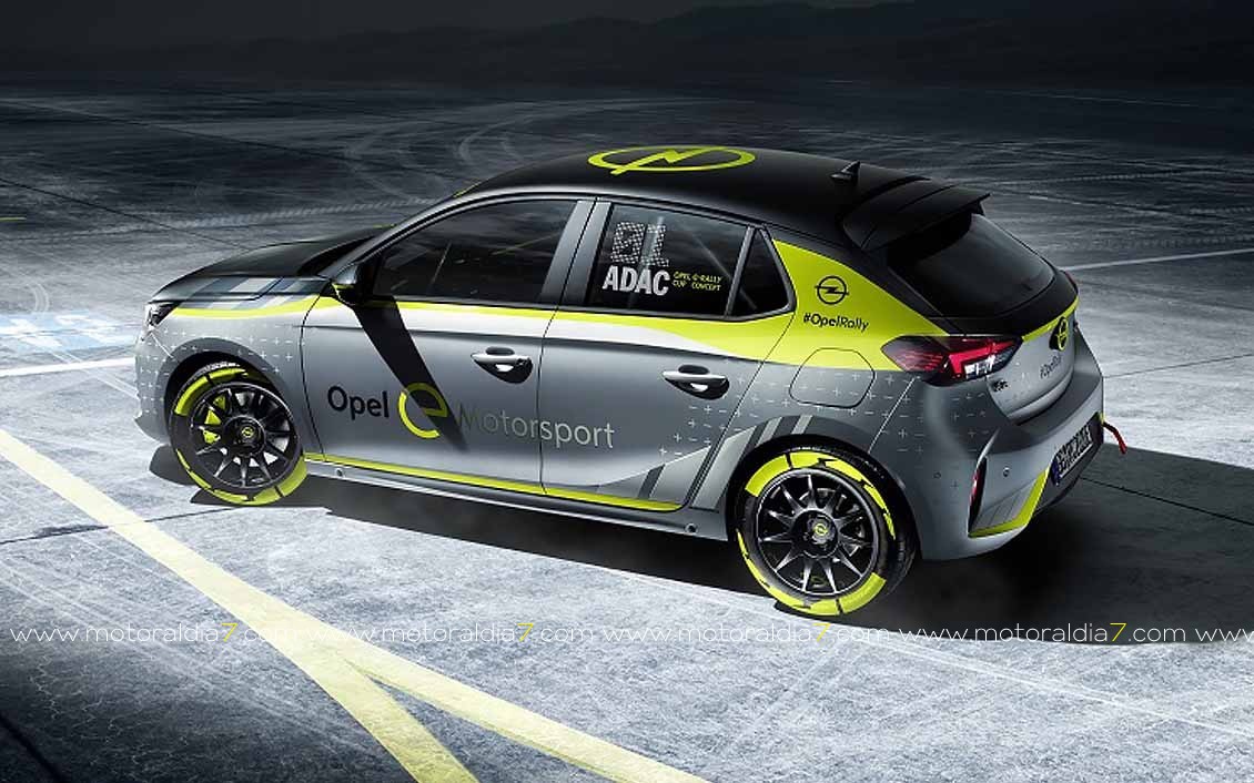 Opel Corsa-e Rally, 100% eléctrico