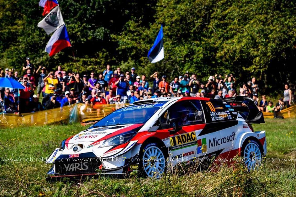 Tänak – Järveoja encabezan el triplete de Toyota en Alemania