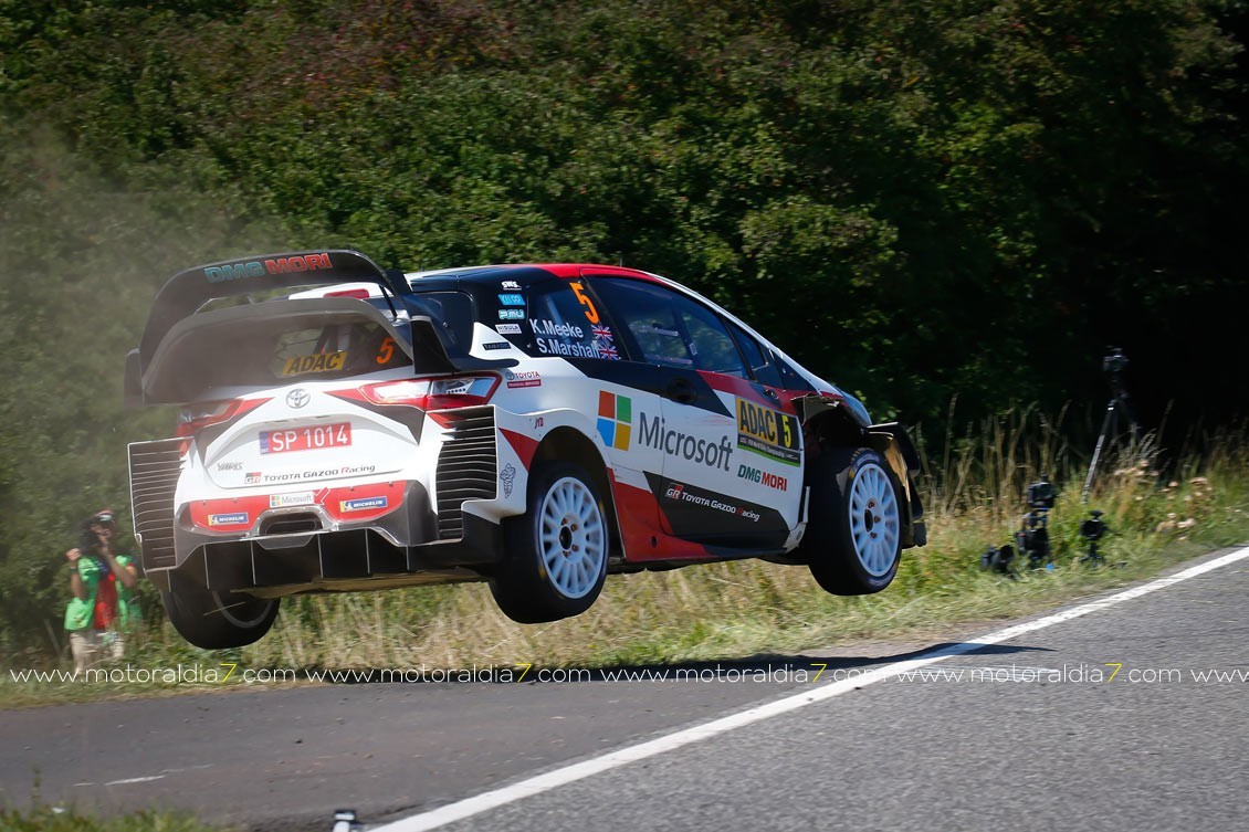 Tänak – Järveoja encabezan el triplete de Toyota en Alemania