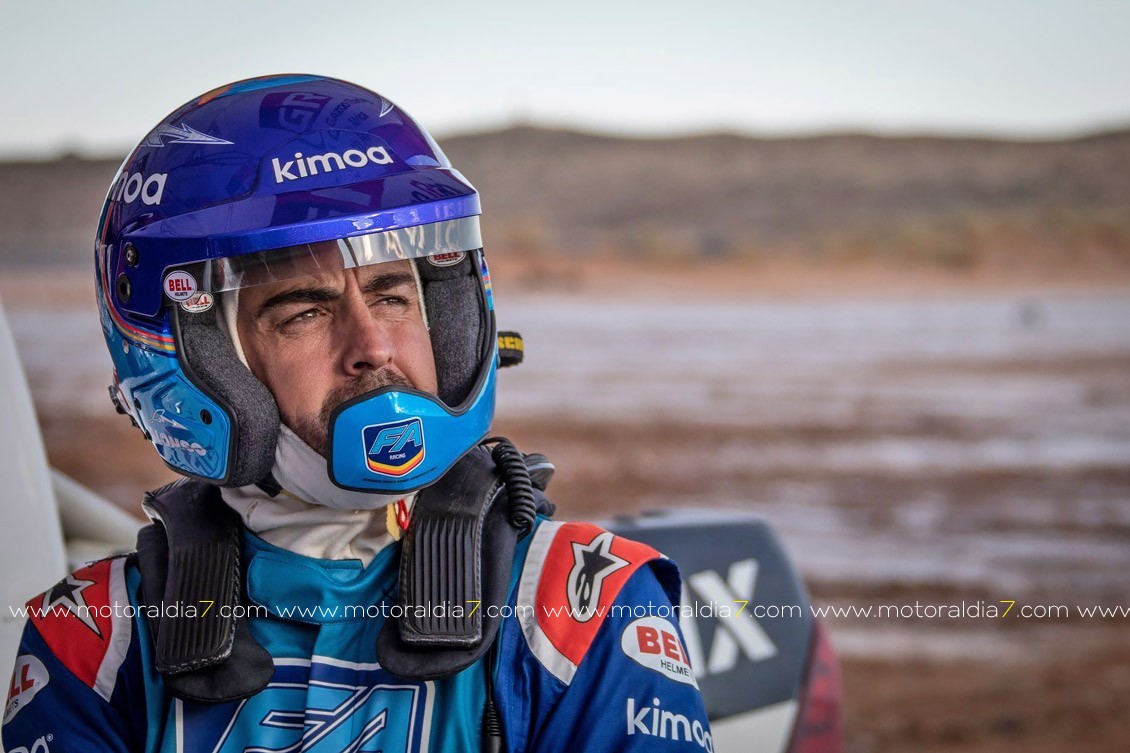 Fernando Alonso en el Dakar 2020 con Toyota