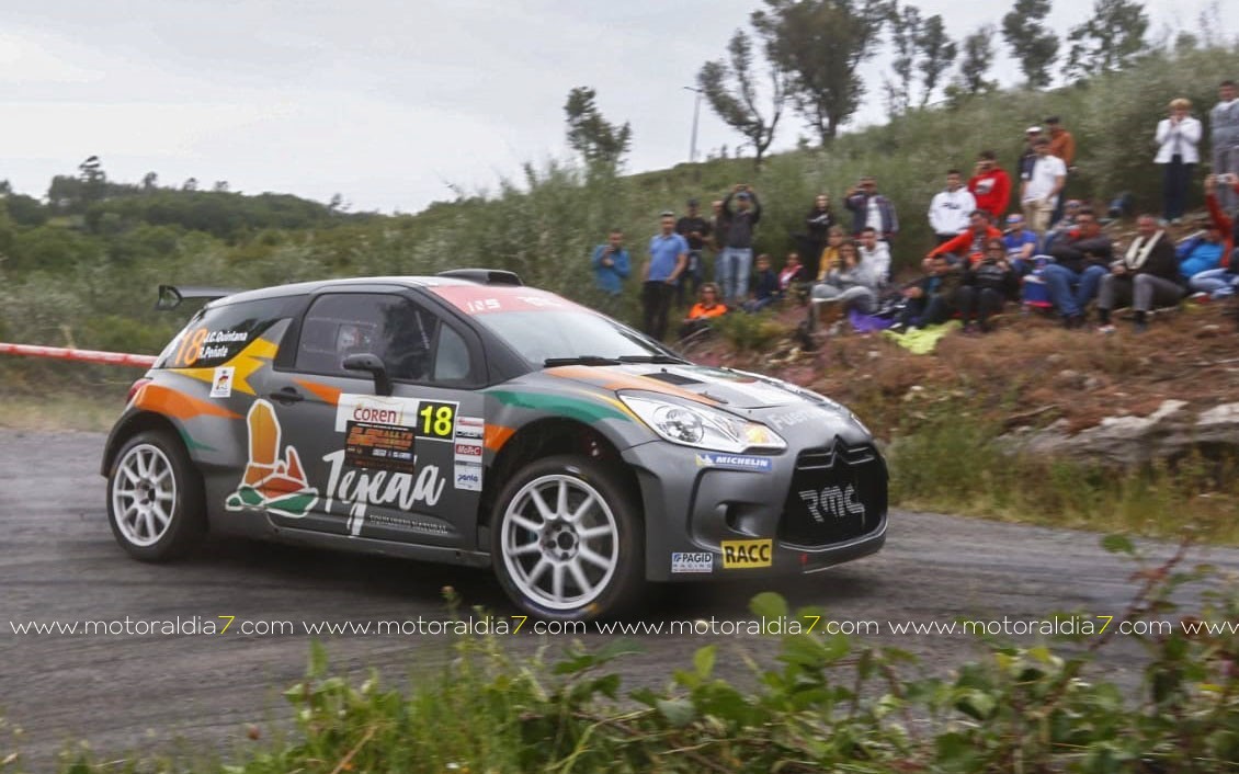 Juan Carlos Quintana y Rogelio Peñate en el Rally Princesa de Asturias