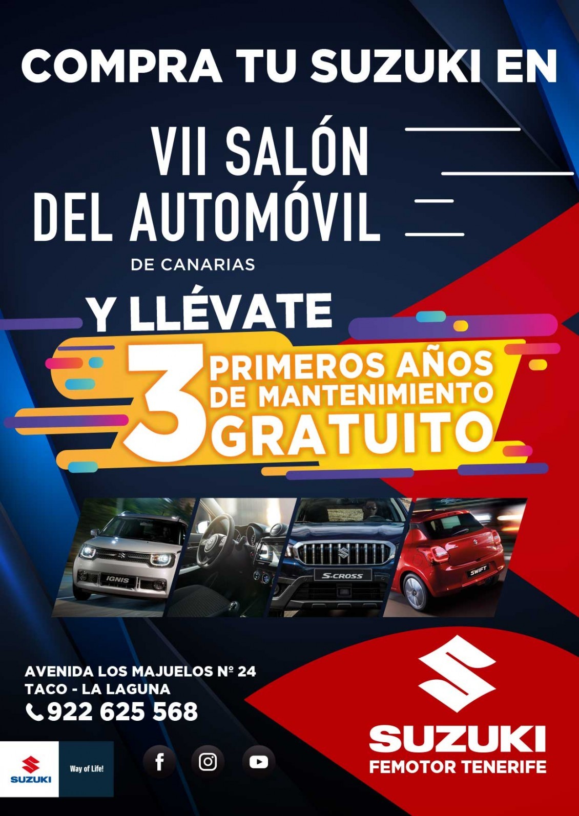Suzuki Canarias estará en la Feria del Motor