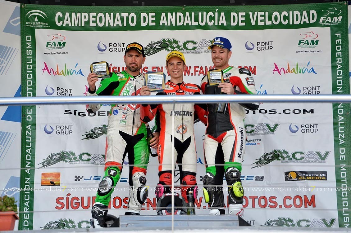 Fran Alonso sube al podio en el Campeonato Andaluz de Velocidad