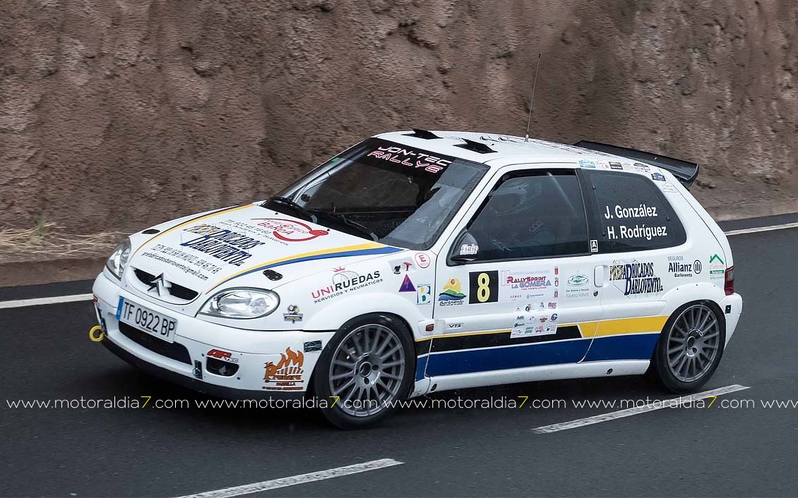 González y Rodríguez, primeros en La Gomera
