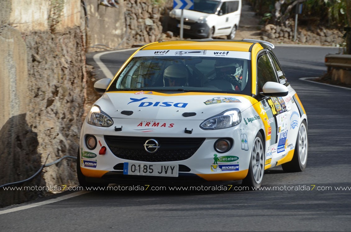El 45º Rally Orvecame Isla de Tenerife,  quinta cita de la Copa Adam DISAmax