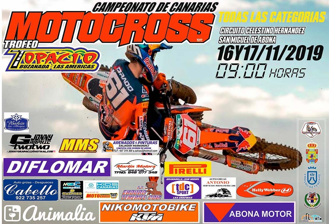 El Regional de Canarias de Motocross se reanuda en Tenerife