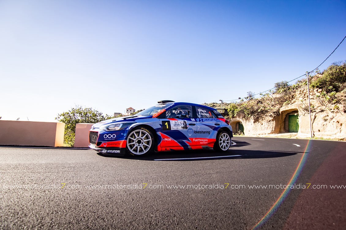 Dominio de los Hyundai i20 R5+ en Tenerife