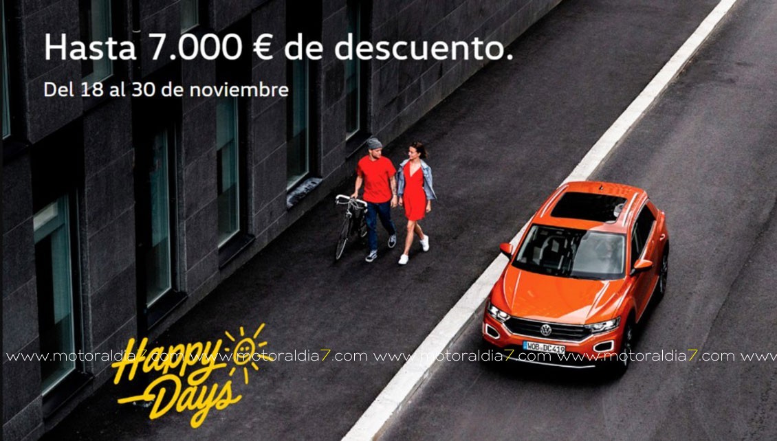 Happy Days de Volkswagen con descuentos de hasta 7.000€