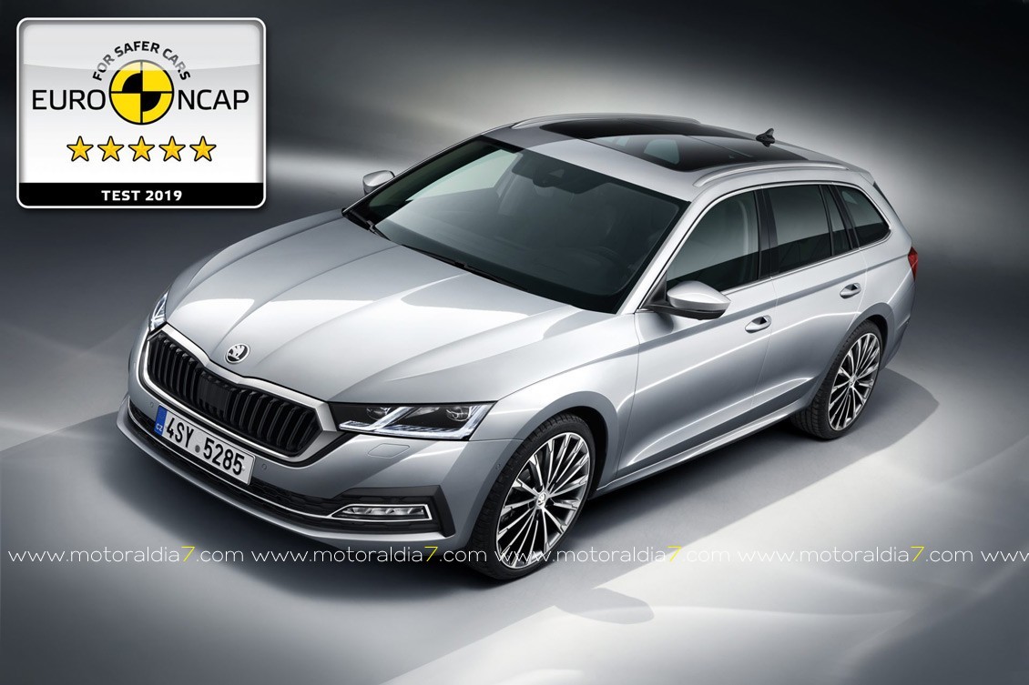 El nuevo ŠKODA OCTAVIA con 5 estrella Euro NCAP