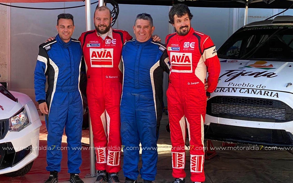 Quintana y Mujica prueban su nuevo Ford Fiesta R5