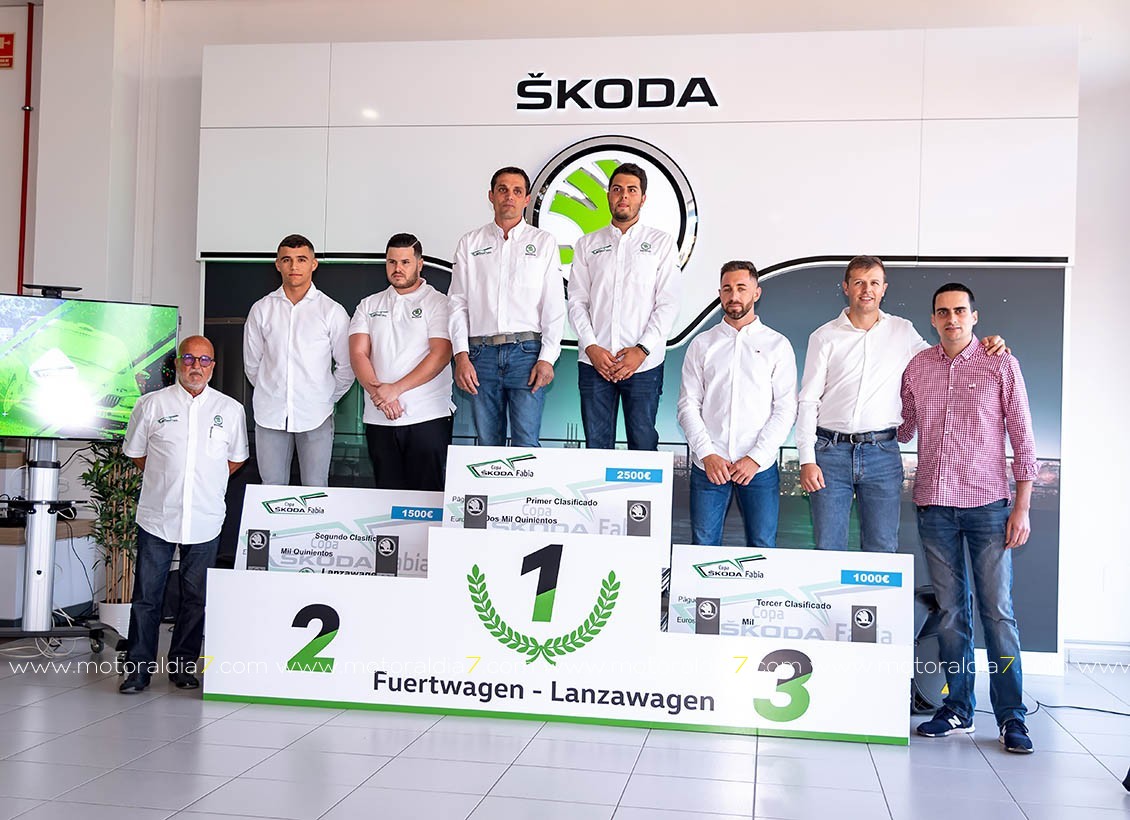 Sorpresa en la entrega de trofeos de la III Copa Škoda Fabia