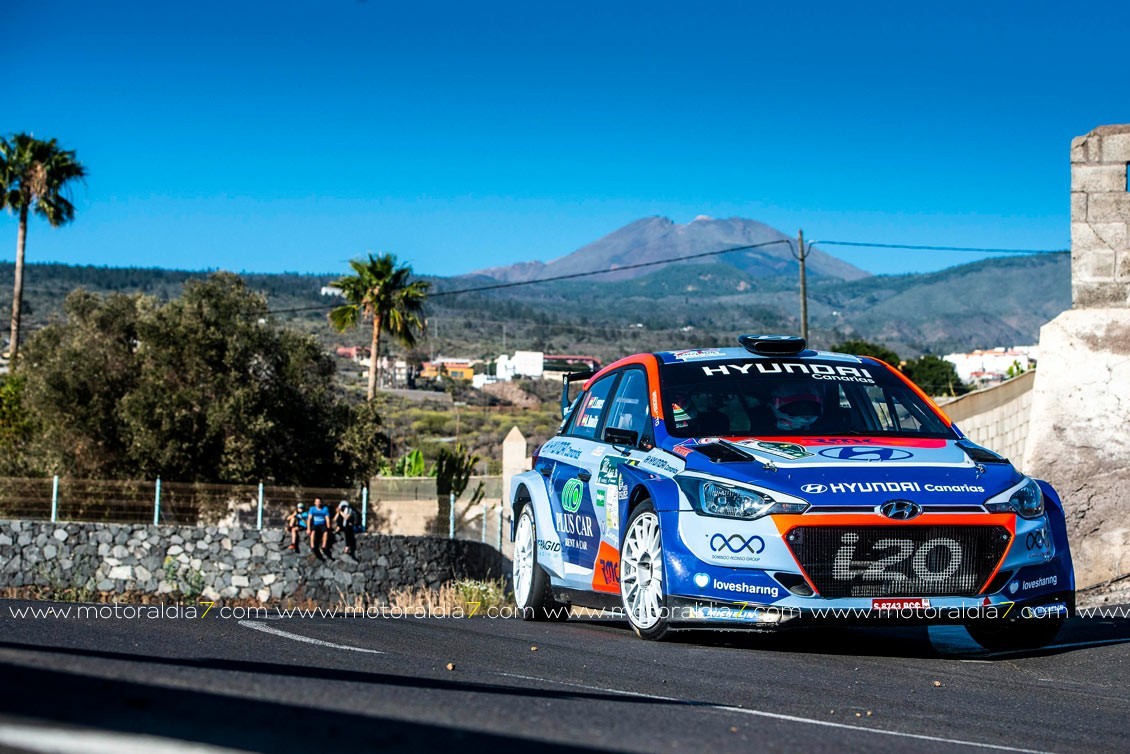 Rally Villa de Adeje con 16 tramos cronometrados