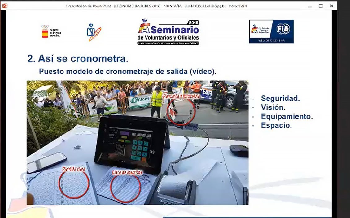 Éxito de participación en el I Curso Crono-Online FIASCT.