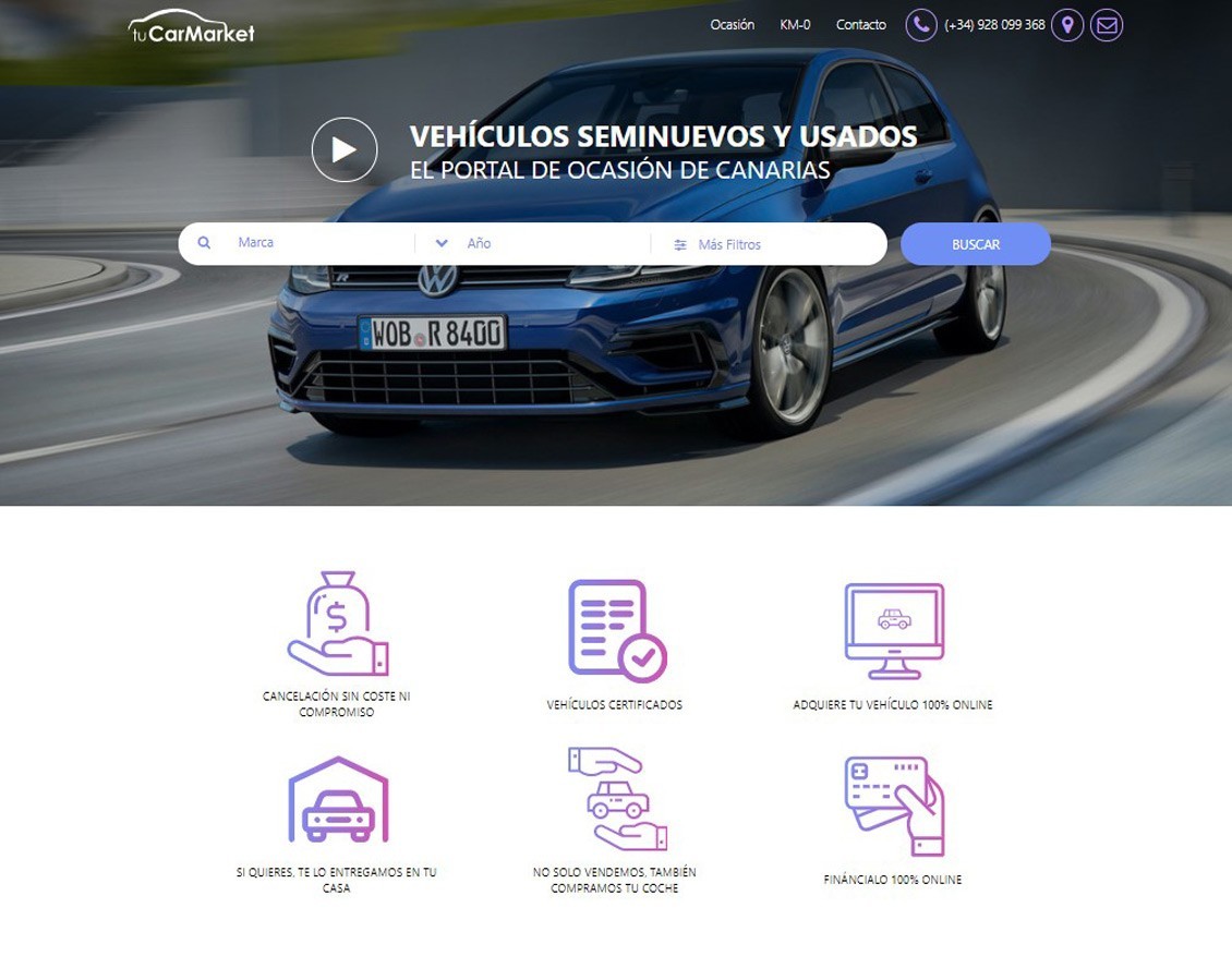 tuCarMarket.com, el primer mercado canario de coches de ocasión