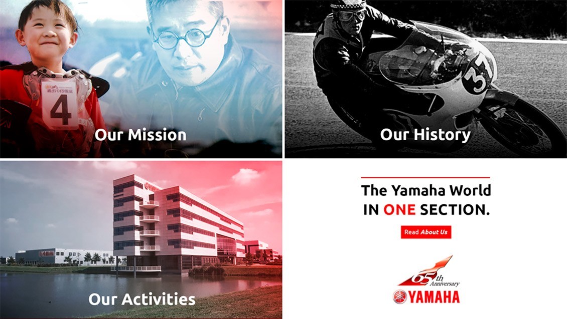 Yamaha Motor europa, 65 años de innovación, pasión e inspiración